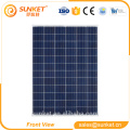 waterproof solar cells of 170 watt poly solar module solar panel with tuv certification